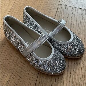 CHILDRENCHIC Silver Sparkly Shoes Toddler Size 25!